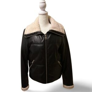 Levi’s Faux Leather Moto Jacket – Women’s – Excellent Condition